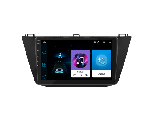 Штатная магнитола Lesko для Volkswagen Tiguan II Рестайлинг 2020-н.в. экран 10" 1/16Gb Wi-Fi GPS Base