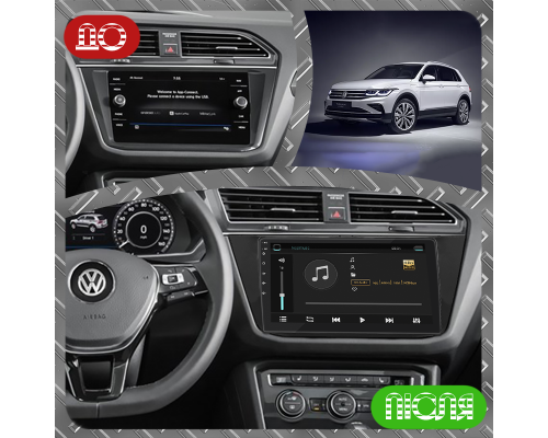 Штатная магнитола Lesko для Volkswagen Tiguan II Рестайлинг 2020-н.в. экран 10" 1/16Gb Wi-Fi GPS Base