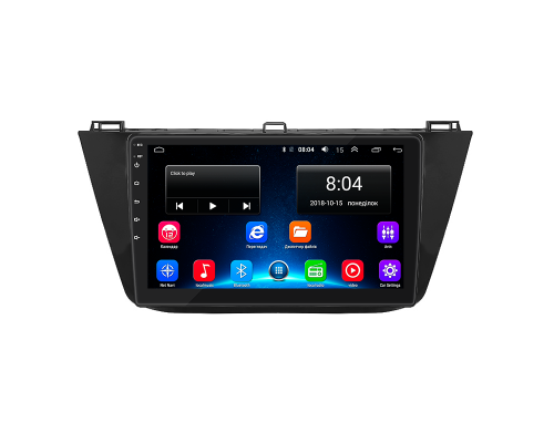 Штатная магнитола Lesko для Volkswagen Tiguan II Рестайлинг 2020-н.в. экран 10" 2/32Gb Wi-Fi GPS Base