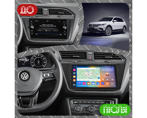 Штатная магнитола Lesko для Volkswagen Tiguan II Рестайлинг 2020-н.в. экран 10" 4/64Gb CarPlay 4G Wi-Fi GPS Prime