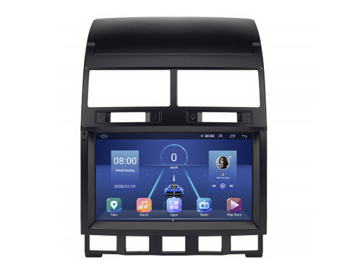 Штатная магнитола Lesko для Volkswagen Touareg I 2002-2007 экран 9" 2/32Gb 4G Wi-Fi GPS Top