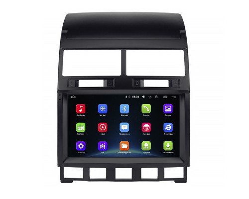 Штатная магнитола Lesko для Volkswagen Touareg I Рестайлинг 2006-2010 экран 9" 2/32Gb Wi-Fi GPS Base