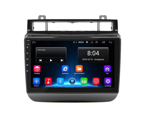 Штатная магнитола Lesko для Volkswagen Touareg II 2010-2014 экран 9" 2/32Gb Wi-Fi GPS Base