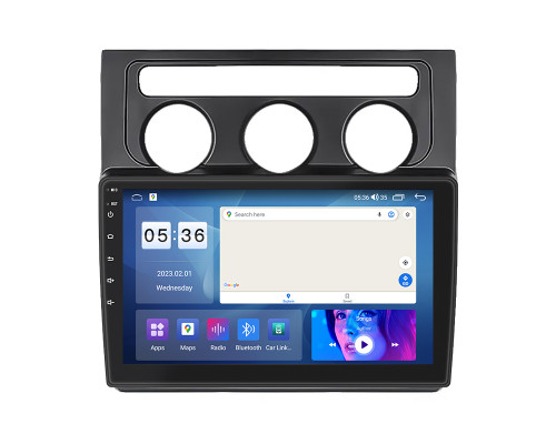 Штатная магнитола Lesko для Volkswagen Touran I 2003-2006 экран 10" 2/32Gb CarPlay 4G Wi-Fi GPS Prime