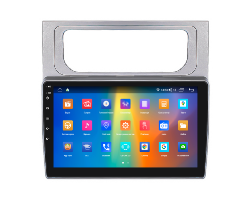 Штатная магнитола Lesko для Volkswagen Touran II 2010-2015 экран 10" 2/32Gb CarPlay 4G Wi-Fi GPS Prime