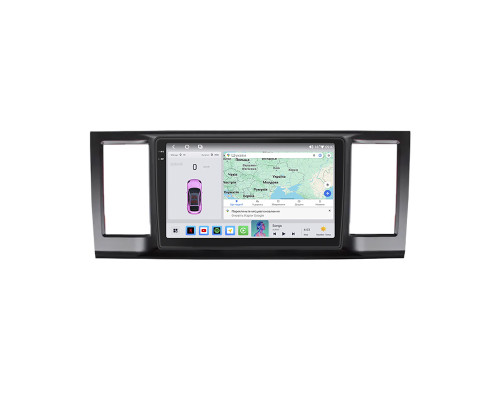 Штатная магнитола Lesko для Volkswagen Transporter T6 2015-2019 экран 9" 4/64 QLED CarPlay 4G Wi-Fi GPS 360 Prime