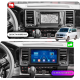 Штатная магнитола Lesko для Volkswagen Transporter T6 2015-2019 экран 9" 2/32Gb 4G Wi-Fi GPS Top