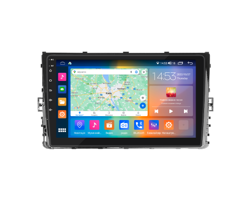 Штатная магнитола Lesko для Volkswagen Transporter T6 Рестайлинг 2019-н.в. экран 9" 2/32Gb CarPlay 4G Wi-Fi GPS Prime