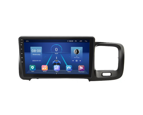 Штатная магнитола Lesko для Volvo S60 II Рестайлинг 2013-2018 экран 9" 2/32Gb 4G Wi-Fi GPS Top