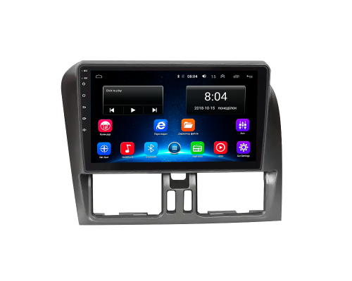 Штатная магнитола Lesko для Volvo XC60 I Рестайлинг 2013-2017 экран 9" 2/32Gb Wi-Fi GPS Base