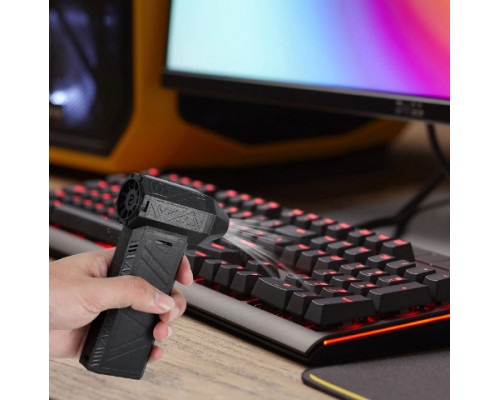 Turbo Jet Fan Violent X3 Hoco ручний надпотужний вентилятор акумуляторний від USB - Black