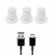 Автомобильный пылесос HELLOLEIBOO LB-067-C 2000 mAh Black