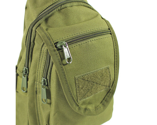 Рюкзак тактический на одно плечо AOKALI Outdoor A32 Green