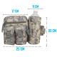 Сумка тактическая на пояс AOKALI Outdoor A33 4L Camouflage ACU
