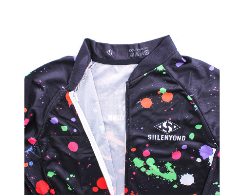 Вело костюм женский Siilenyond SW-CT-05702 Graffiti длинный рукав штаны 3XL