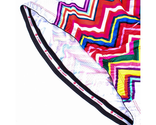 Вело костюм женский X-Тiger XW-CT-155 кофта с длинным рукавом штаны Multicolor Zigzag 2XL