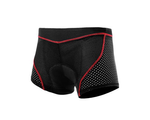 Трусы велосипедные для мужчин X-Тiger XM-DNK-168 с гелевым 5D памперсом Red S