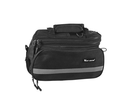 Сумка велосипедная на багажник West Biking 0707209 Black
