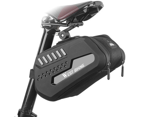 Велосумка West Biking YP0707306 сумка под седло велосипеда Black