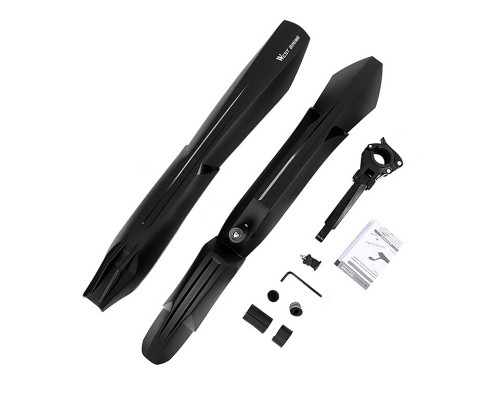 Крыло велосипедное West Biking 0714020 переднее и заднее Black