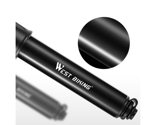 Насос велосипедный West Biking 0711069 Ручной Black