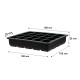 Силиконовая форма для льда CUMENSS AI-820 Cube 20 Black