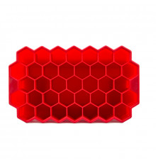 Силиконовая форма для льда CUMENSS Соты Red