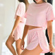 Женский комплект для дома и сна SM24107A футболка и шорты женская пижама Pink M