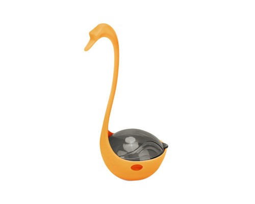 Игрушка кормушка DT-1223 Лебедь 8,5*8*17,5 см с инфракрасным светом Orange