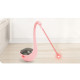 Игрушка кормушка DT-1223 Лебедь 8,5*8*17,5 см с инфракрасным светом Pink