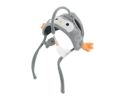 Игрушка шапочка дразнилка DT-569 для кошек Gray Penguin