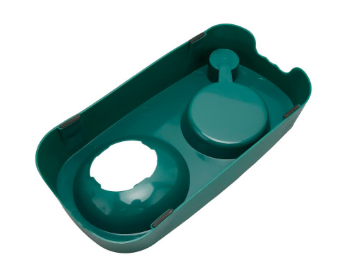 Миска для котов с поилкой Taotaopets 119906 Forest Green 22*28*14см