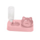 Миска для котов с поилкой Taotaopets 119906 Pink 22*28*14см