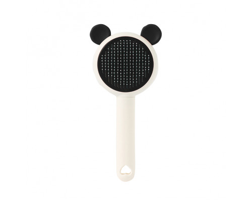 Расческа для шерсти животных DT-1152  Black + White