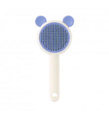 Расческа для шерсти животных DT-1152  Blue + White