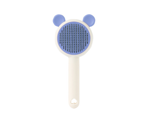 Расческа для шерсти животных DT-1152  Blue + White