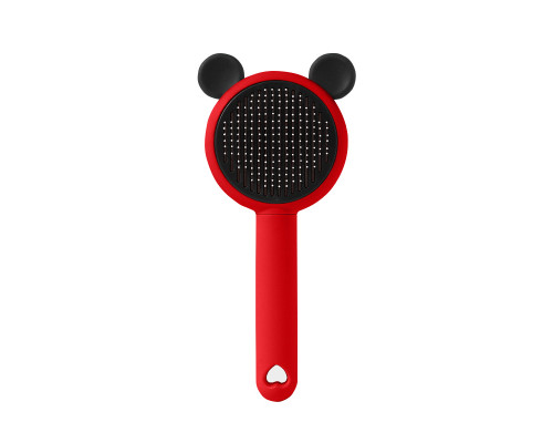 Расческа для шерсти животных DT-1152  Red + Black