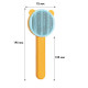 Расческа для шерсти животных Taotaopets 07A3304 Orange + Blue