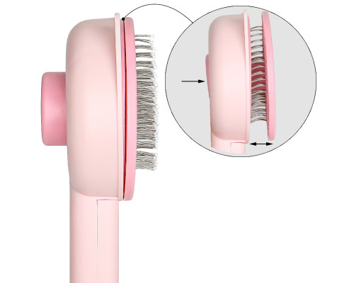 Расческа для шерсти животных Taotaopets 07A3304 Pink