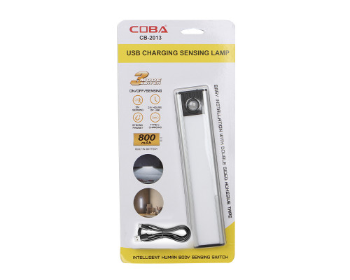 Светодиодная лампа светильник COBA BL-CB2013 подвесная магнитная беспроводная Type-C аккумуляторная пластиковая