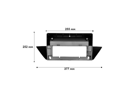 Переходная рамка BMW X1 (E84) 2009-2015 (6841) 10.1"