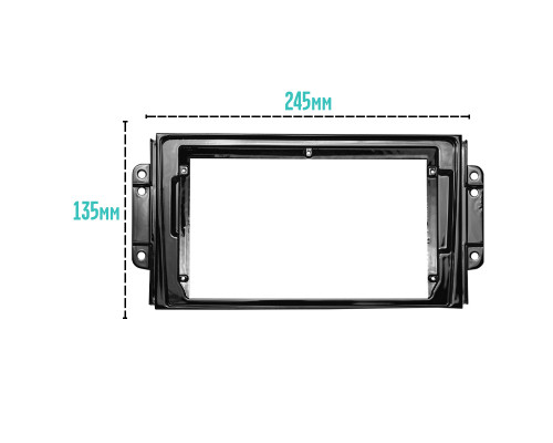 Переходная рамка Chery Tiggo 2, 3 2016+ (7271) 9"