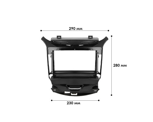 Переходная рамка Chevrolet Cruze 2016+ (6940) 9"