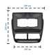 Переходная рамка Fiat Doblo (263) 2010-2015 Opel Combo Tour (D) 2011-2018 (7444) 10,1"