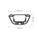Переходная рамка Ford Transit Custom 2012-2018 Tourneo Custom 2012-2018 (7607) 9"