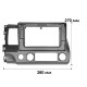 Переходная рамка Honda Civic 2008-2011 (HO 083T) 10.1" Gray
