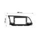 Переходная рамка Hyundai Elantra (AD) 2016-2020 Avante (AD) 2015-2020 (6765) 9"