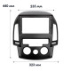 Переходная рамка Hyundai i30 (FD) 2008-2011 Manual AC (6884) 9"