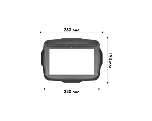 Переходная рамка Jeep Renegade 2014+ (7219) 9"
