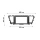 Переходная рамка Kia Sedona Carnival 2014-2021 (6731) 9"